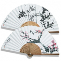 오죽선 부채 (25cm) 전통 부채 접이식 부채