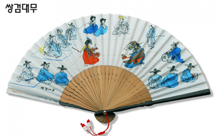 민속선 부채, 전통 부채, 접이식 부채 #5