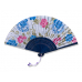 작은이미지: 합죽선 꽃나염 부채, 접이식 부채 #4