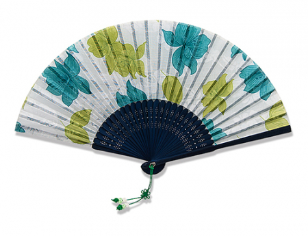합죽선 꽃나염 부채, 접이식 부채 #5