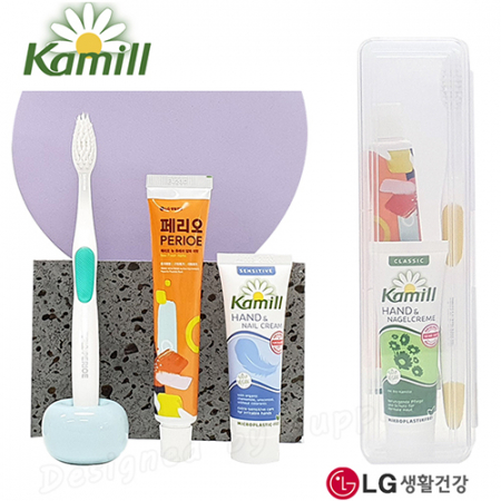카밀 핸드크림 + M케이스 + LG미세모 + 페리오 칫솔 치약세트 #3