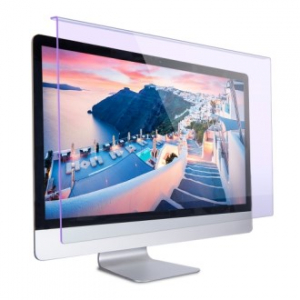 고부기 모니터 거치대 블루라이트 차단 거치식 액정보호 필름 시력보호 화면보호기 32인치