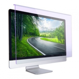 고부기 모니터 거치대 블루라이트 차단 거치식 액정보호 필름 시력보호 화면보호기 27인치