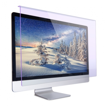 고부기 모니터 거치대 블루라이트 차단 거치식 액정보호 필름 시력보호 화면보호기 24인치 #2