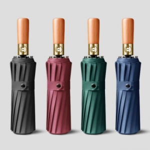 배드로 16K 원터치 3단 완자동 양우산 (UV 자외선 차단 UPF50+/방풍 이중살대/원목손잡이/우드손잡이)