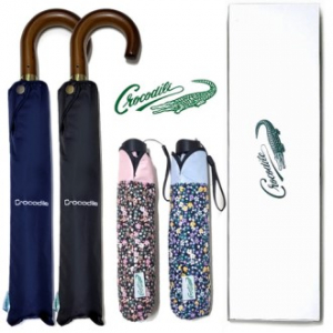 크로커다일 2단 곡자 우산 + 3단 슬림 보다 우산 세트 (2p)