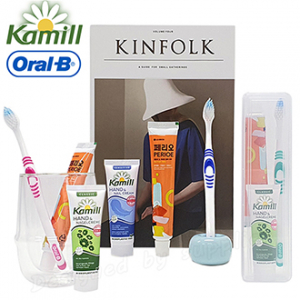카밀핸드크림 M케이스 오랄비 고탄력미세모 페리오 칫솔치약세트
