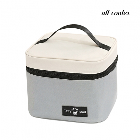 배색사각 보온보냉백 #4