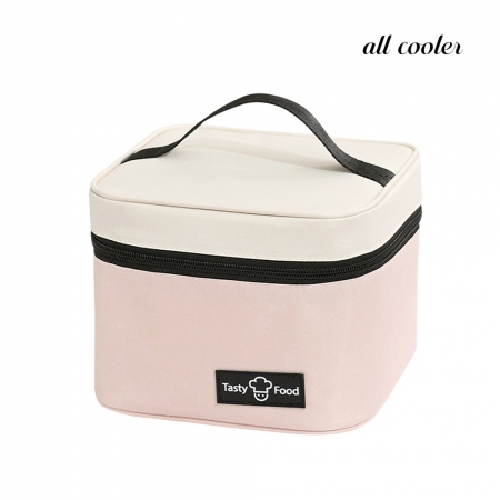 배색사각 보온보냉백 #3