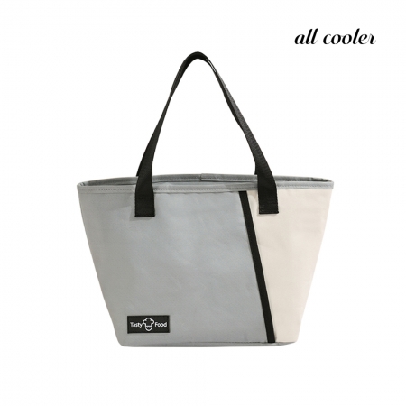 배색토트 보온보냉백 #5
