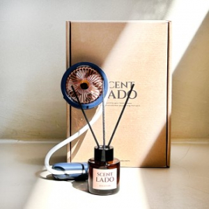 센트라도 디퓨저 50ml + 미니 넥밴드 선풍기 세트