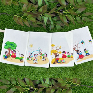 다원 사각 인견 때타올 놀이 1P