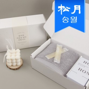 프리미엄 꿀 수건 답례품E (160g 코마 40수 타올 1 + 허니스틱 20포) 선물세트 단체선물 기념선물