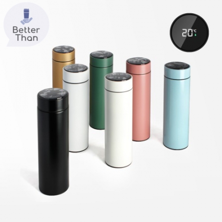 [베러덴] LED 온도계 텀블러 500ml