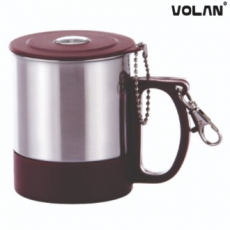 [볼란] 스텐 등산컵 (나침반) 230ml