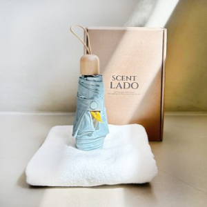 센트라도 송월 타올(수건) + 캡슐우드 5단 우양산 세트