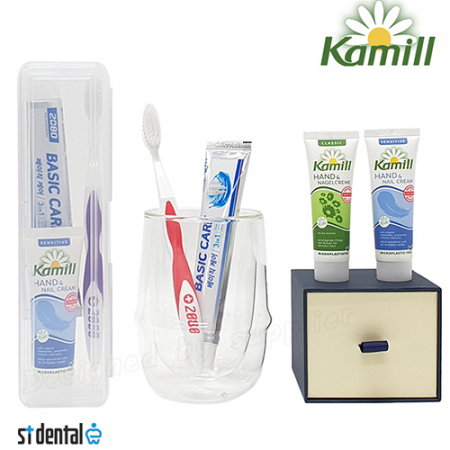 카밀핸드크림 M케이스 애경2080미세모 2080치약 칫솔치약세트 #3