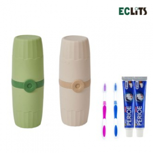 에클리츠 도넛 칫솔통 칫솔 치약 페리오 세트