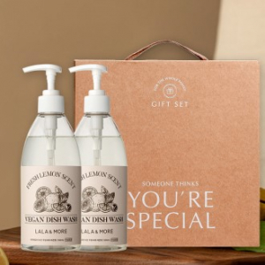 퓨어센스 비건 주방세제 레몬향 500ml 2개 세트