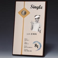 액자 인물화 알루미늄 상패 트로피 S8A015-34