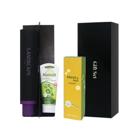 랜드스케이프 3단 수동 컬러 바이어스 우산 & 카밀 핸드크림 세트 (0173735) #2