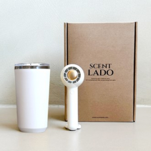 센트라도 미니링 핸디선풍기+로하스 텀블러 세트