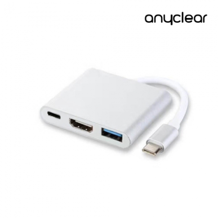 애니클리어 TCH10 3in1 type C to HDMI 아답터 변환케이블 #3