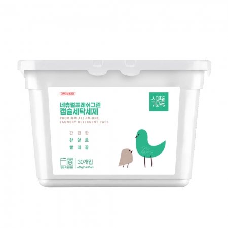 생활감동 네추럴후레쉬 올인원 캡슐세탁세제 30개입 #2
