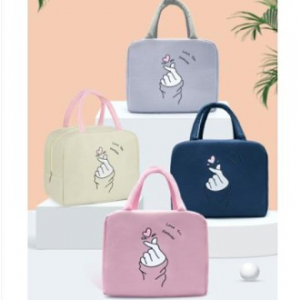 큐티 핑거 보온 보냉백 도시락가방 피크닉 가방