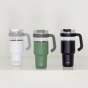 아소부 스테인레스 스트로우 텀블러 2in1 익스플로러 1L