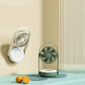 탁상용 캠핑용 벽걸이 무드등 리모컨 가능한 미니선풍기 XF-62 대용량10000mAh [V25]