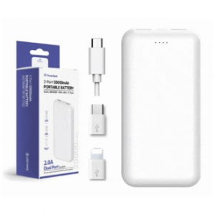 J83 어반위즈 2.0A 듀얼포트 20000mAh 대용량 보조배터리 인쇄무료