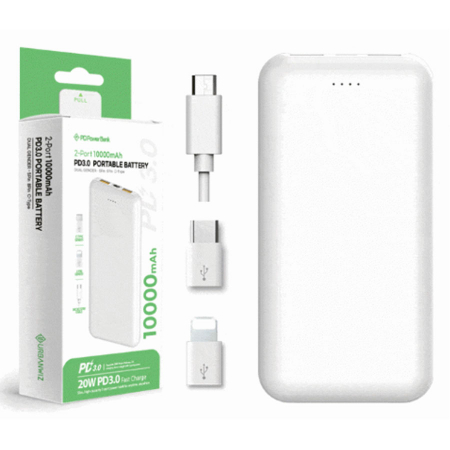 J79 어반위즈 PD 3.0 20W 초고속 10000mAh 2포트 보조배터리 5핀+8핀+C타입 인쇄무료 #2