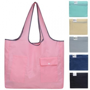 투포켓 비비드 무지폴딩 에코백2