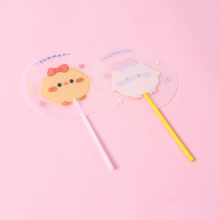 동물 캐릭터 부채 #4