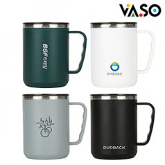 바쏘 아워 스텐 이중구조 머그 500ml