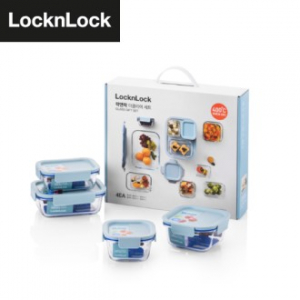 락앤락 더클리어 유리 밀폐용기 세트 3호 LL