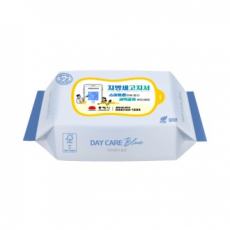 데이케어 블루 생분해 물티슈 20매엠보 FSC인증 녹색비닐인증