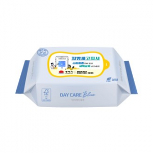 데이케어 블루 생분해 물티슈 20매엠보 FSC인증 녹색비닐인증