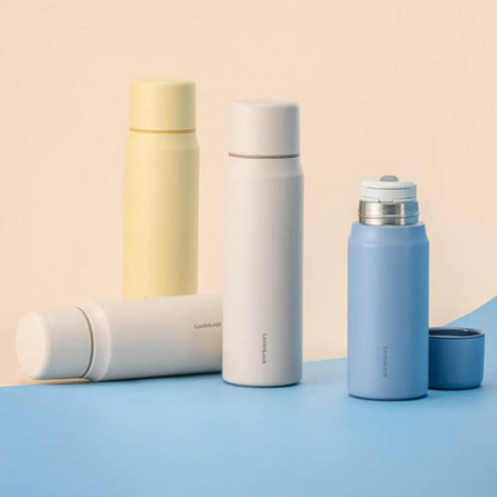 락앤락 마망컵 보온병 355ml, 해피 STS304 이중진공 보온/보냉 텀블러 355ml #2