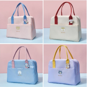 귀여운 동물 마카롱 보온 보냉 가방