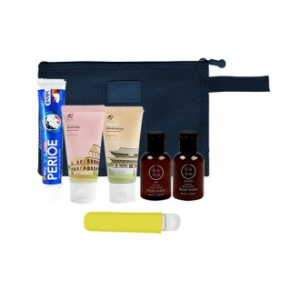 해피웰 7종 [파우치 치약 칫솔 샴푸 린스 바디워시 로션] 435