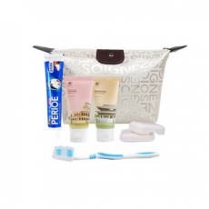 해피 여행용6종 [파우치 치약 칫솔 샴푸 린스 비누] 625