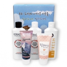어려운이웃 케이스 샴푸 린스 바디워시 외 5종세트