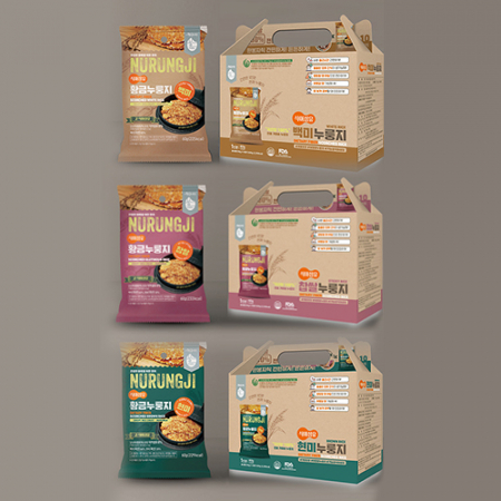 [햇쌀루] 국산 식이섬유 기능성 황금누룽지 60g x 10봉 ( 찹쌀, 현미, 백미 중 선택 ) #3