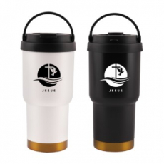 JESUS 이중 스텐 핸들 텀블러 500ml