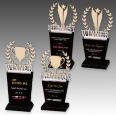 메탈 크리스탈 골프 트로피 S8A109-34 S8A110-34