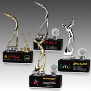 메탈 크리스탈 골프 트로피 S8A105-13 S8A107-35