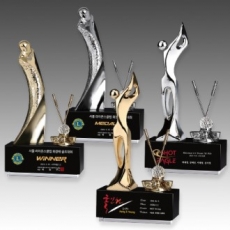 메탈 크리스탈 골프 트로피 S8A103-12 S8A104-12