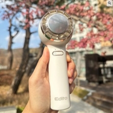 에디토 휴대용 선풍기 와이드 팬 1초 냉각 에어컨 손풍기 미니 손선풍기 저소음